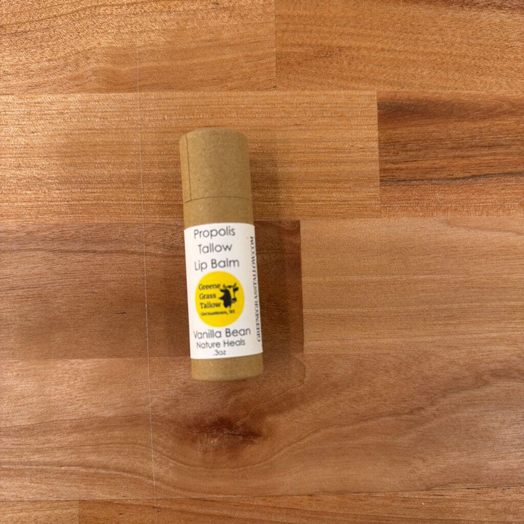 Vanilla Bean Propolis Tallow Lip Balm