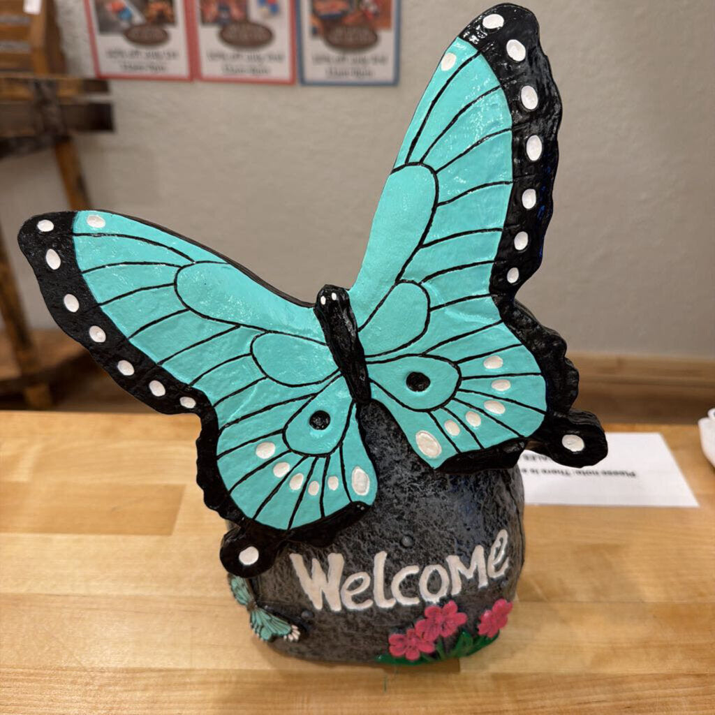 12" Welcome Butterfly
