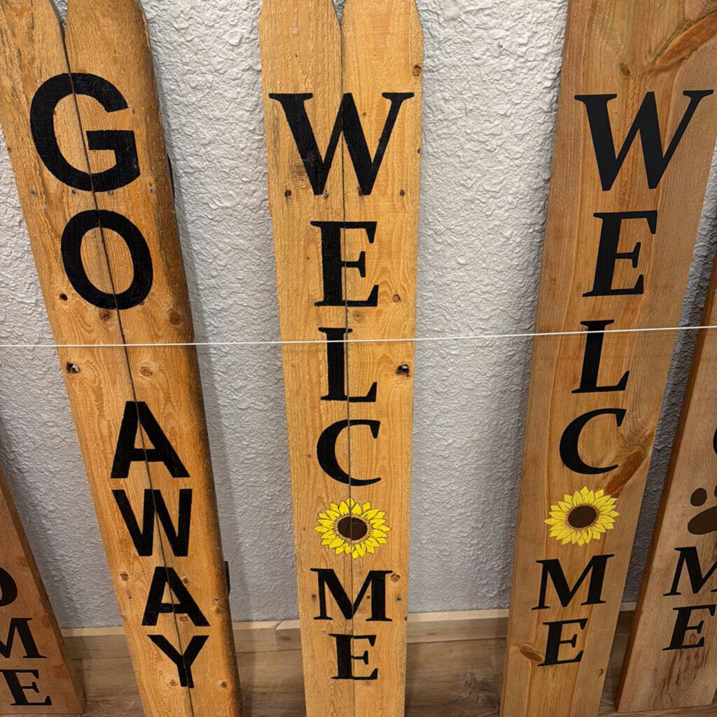 Treated Picket Welcome Sign 1