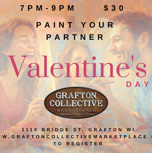 7pm-9pm $30: Valentines Paint Your Partner Night (Cupid Made Me Do It) - 14 Feb 2026