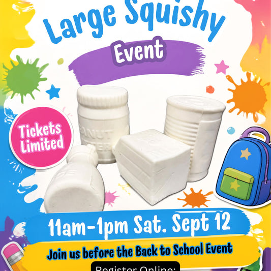 11am-1pm: Large Squishy Painting Event - 12 Sep 2026