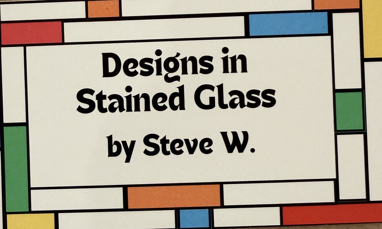 Designs In Stained Glass