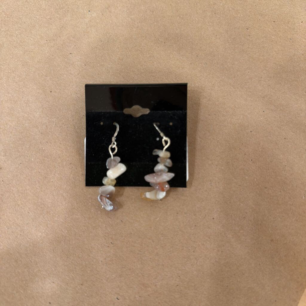 Earrings Botswana Agate