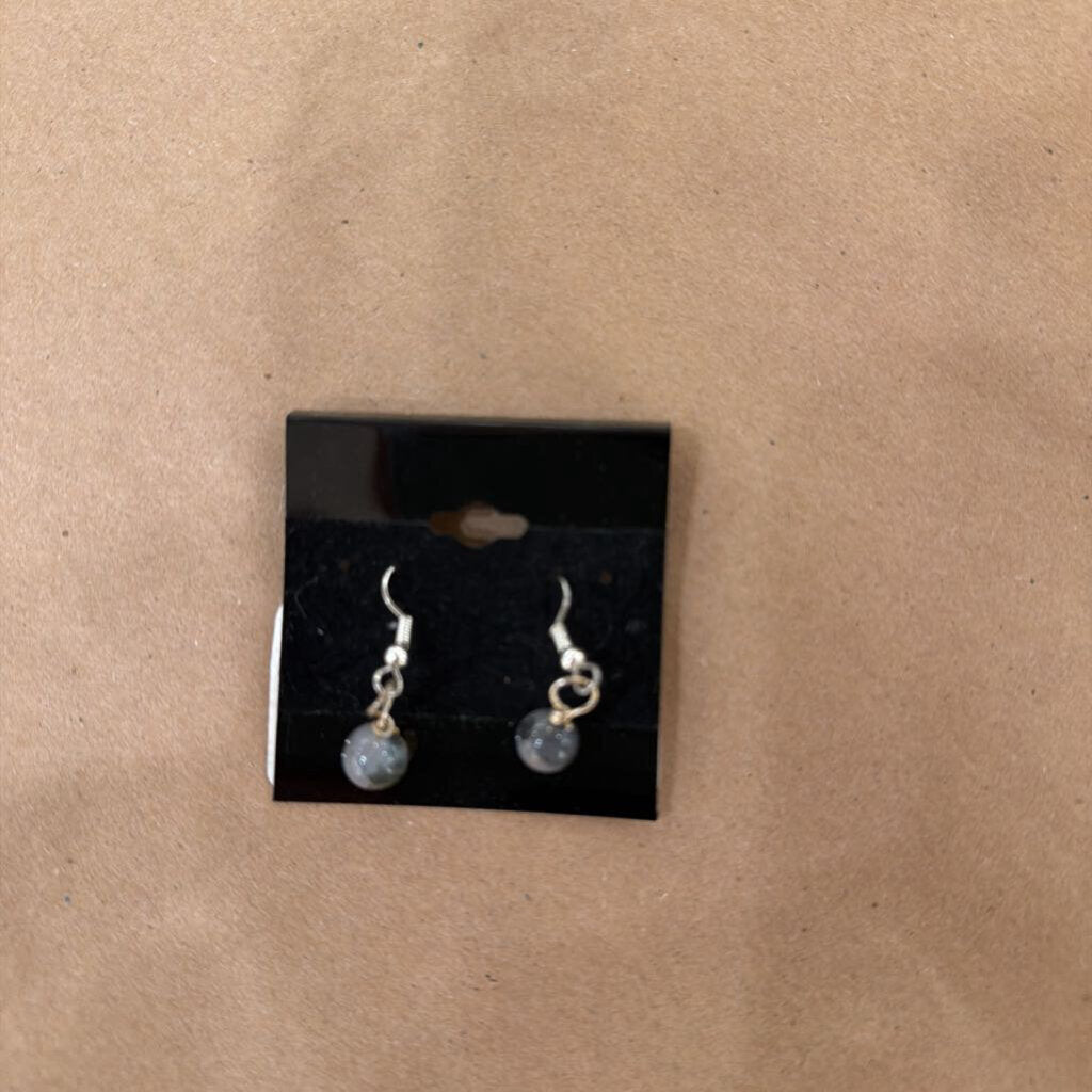 Earrings Moss Agate