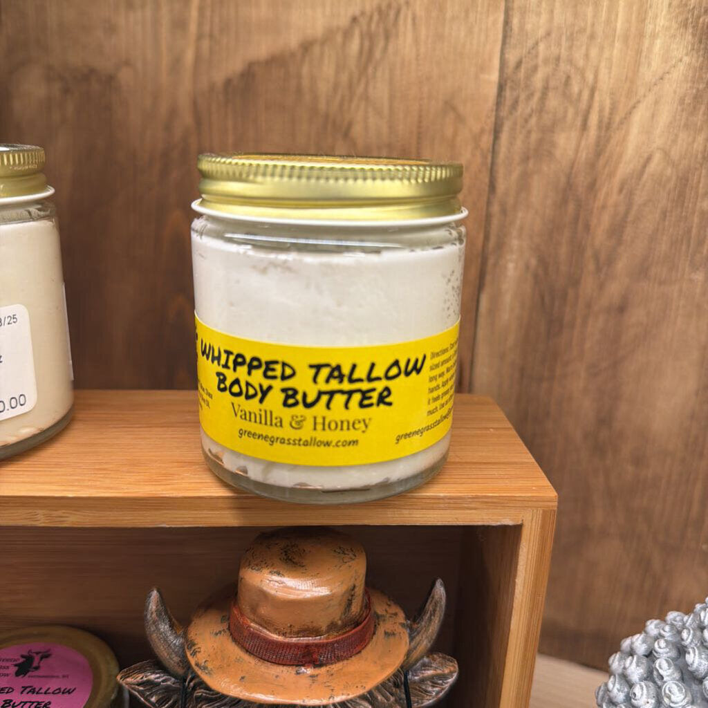 Vanilla & Honey Whipped Tallow 4oz