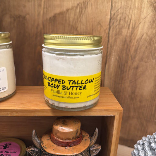 Vanilla & Honey Whipped Tallow 4oz
