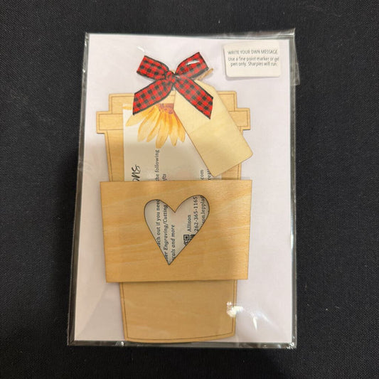 Coffee Gift Card Holder