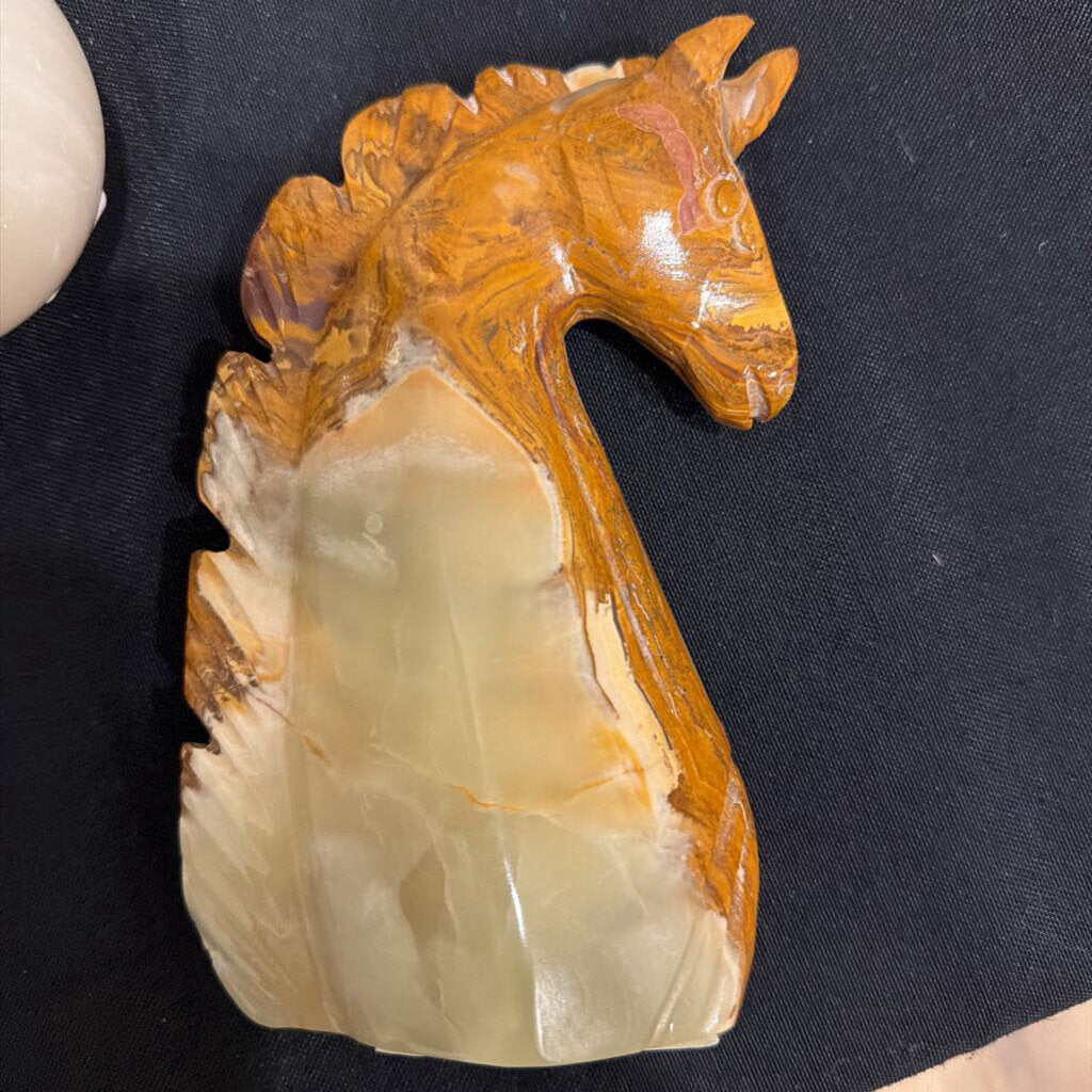 Green Banded Onyx Unicorn LRG