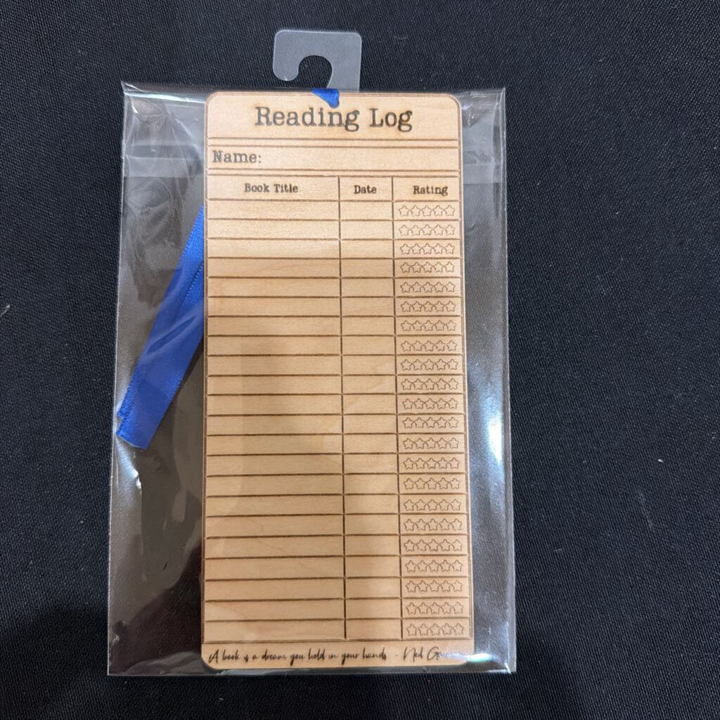 Reading Log Bookmark