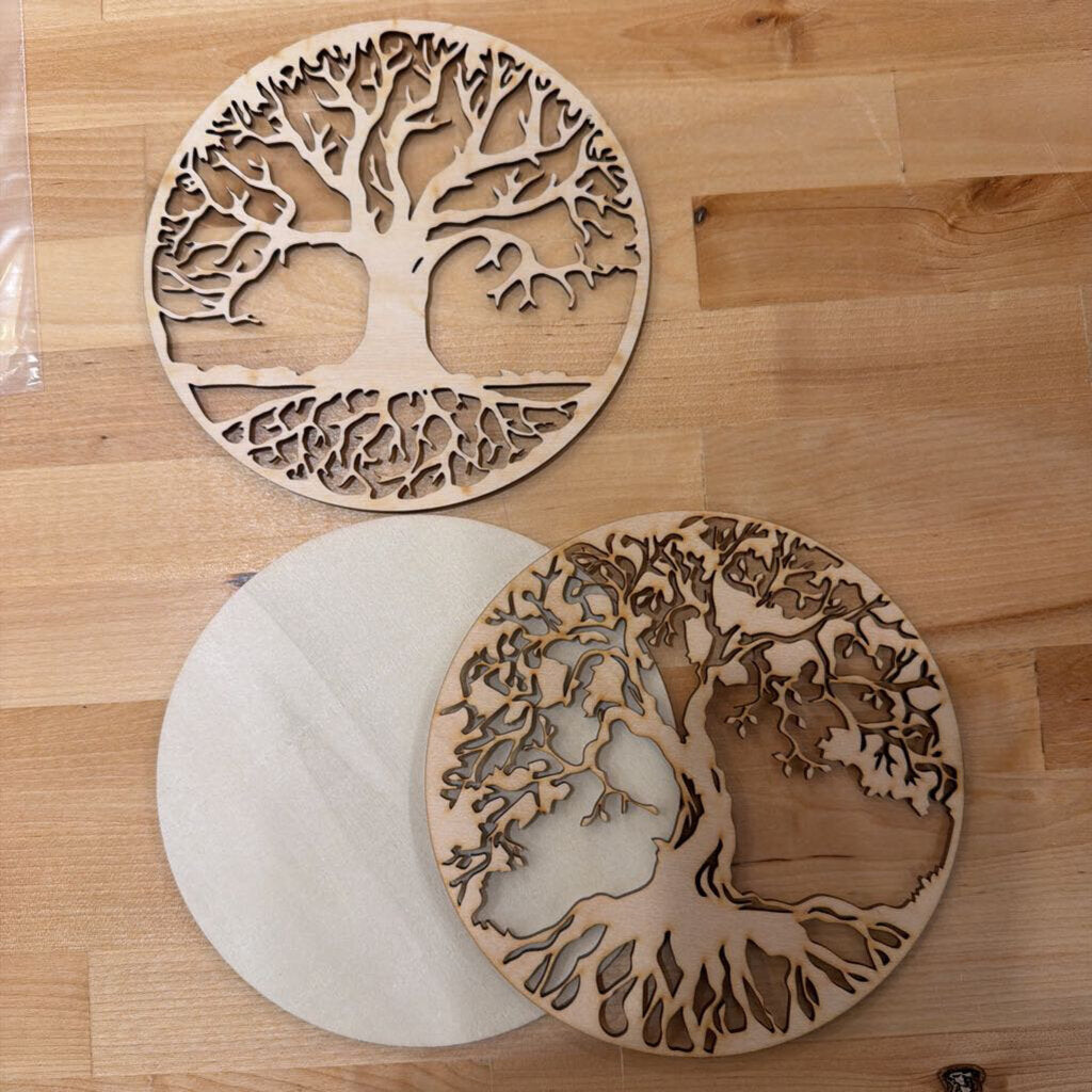 UNPAINTED TREE- 2 LAYER NO PAINT