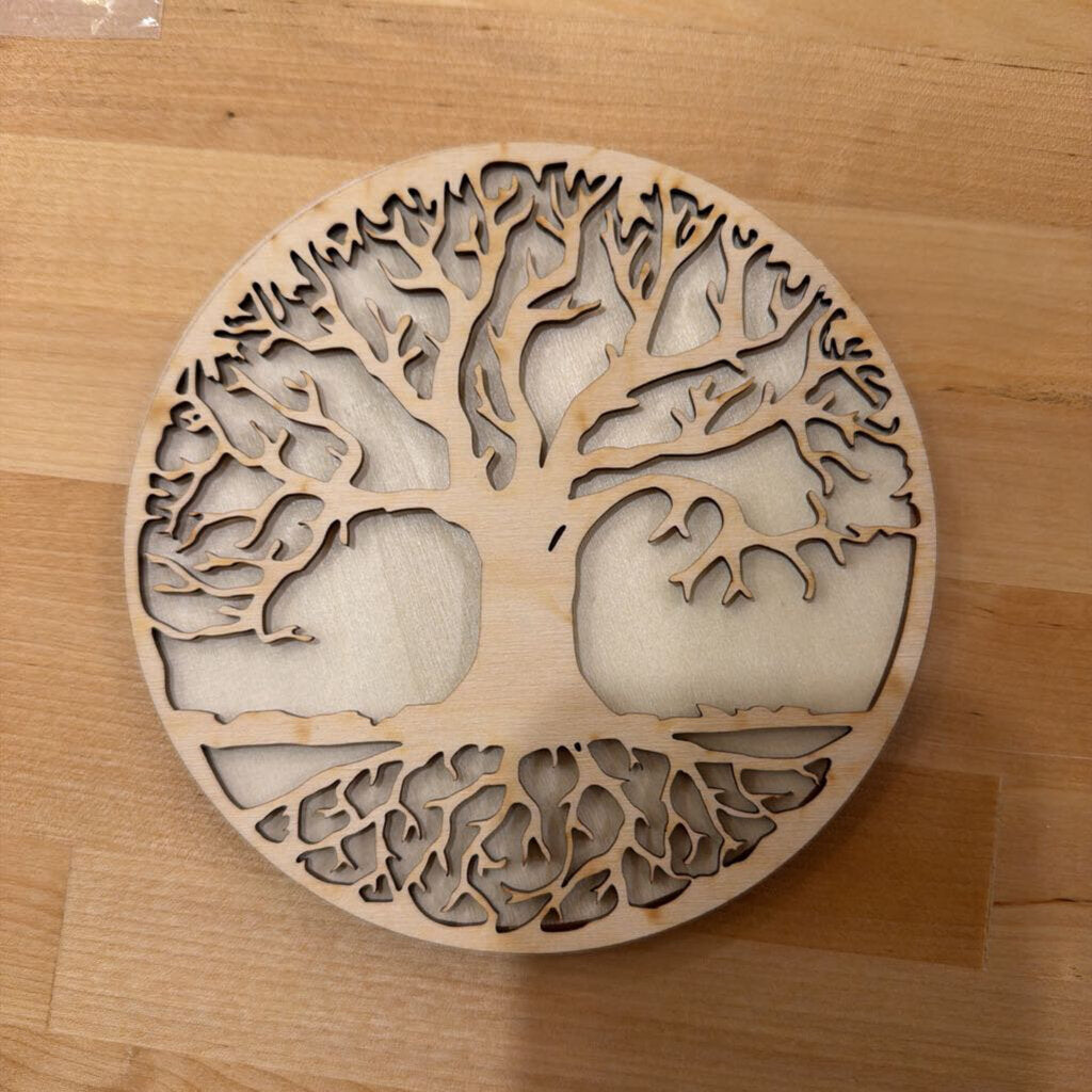 UNPAINTED TREE- 2 LAYER NO PAINT