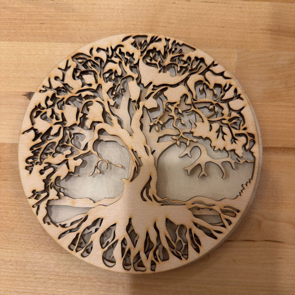 UNPAINTED TREE- 2 LAYER NO PAINT