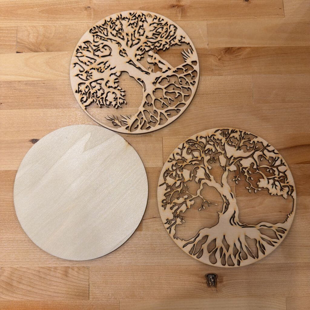 Lovers Wood Tree-Unpainted