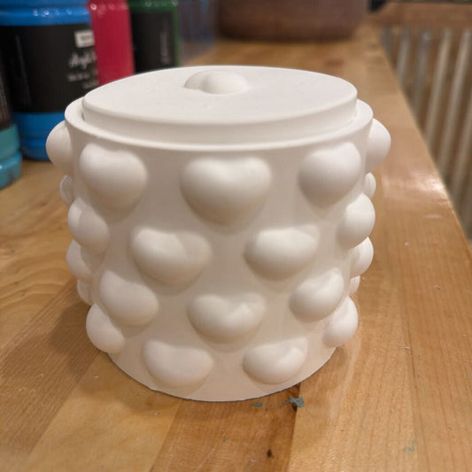 Heart Pot w/lid