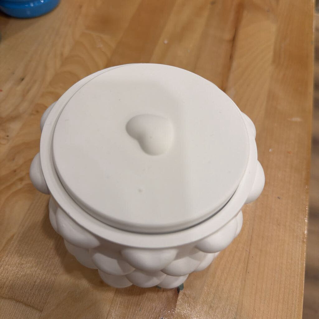 Heart Pot w/lid