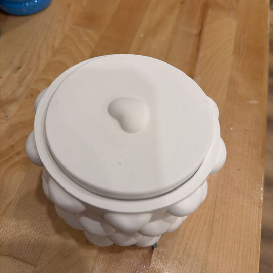 Heart Pot w/lid