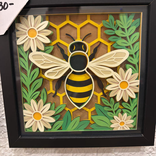 UPSVGS Bumble Bee Floral