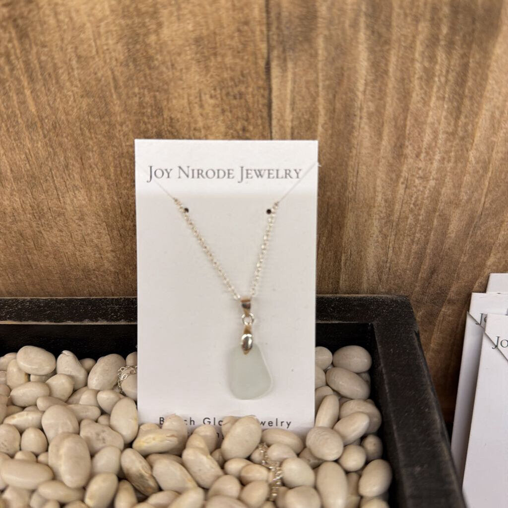 #1 Necklace Beach Glass Sterling Silver