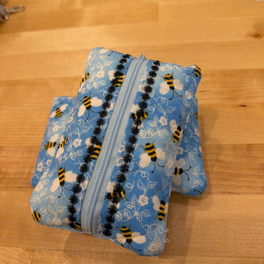 Blue Bumble Bee Kleenex Wallet Holder