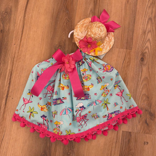 28" Goose Outfit Flamingo