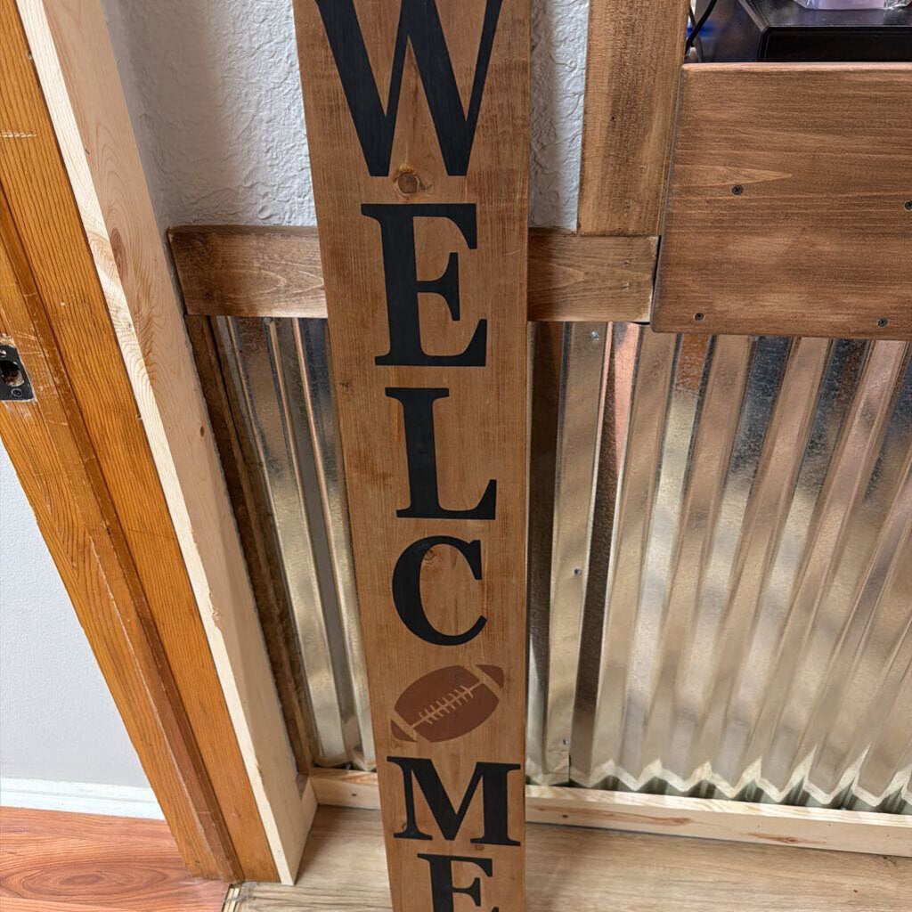 Cedar-Treated Welcome Sign 2
