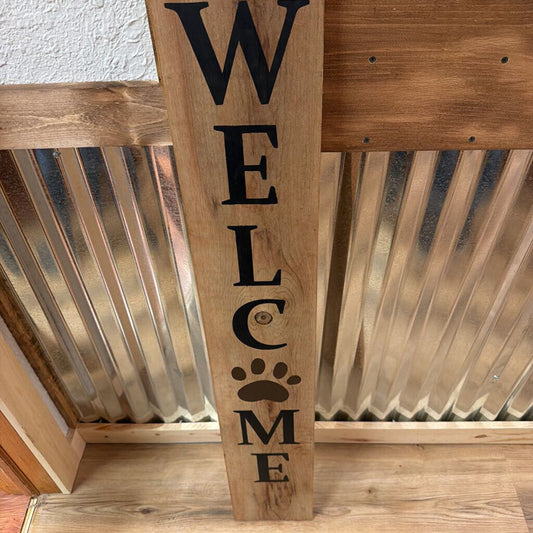 Cedar-Treated Welcome Sign 4