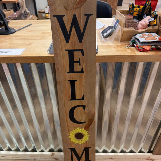 Cedar-Treated Welcome Sign 5