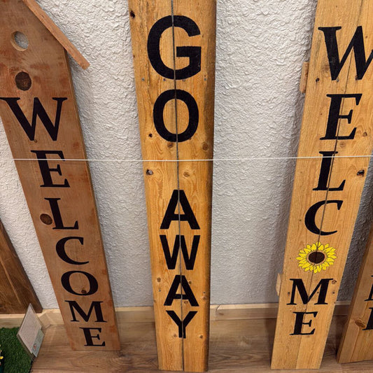 Treated Picket Welcome Sign 2