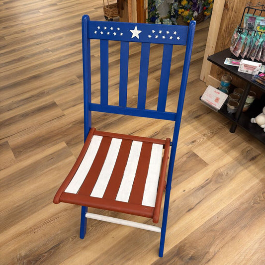 Chair Red/White/Blue