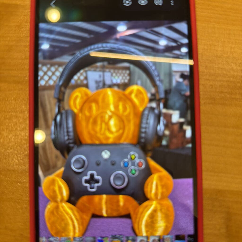 Bear 9" Remote Control Headphone Holder