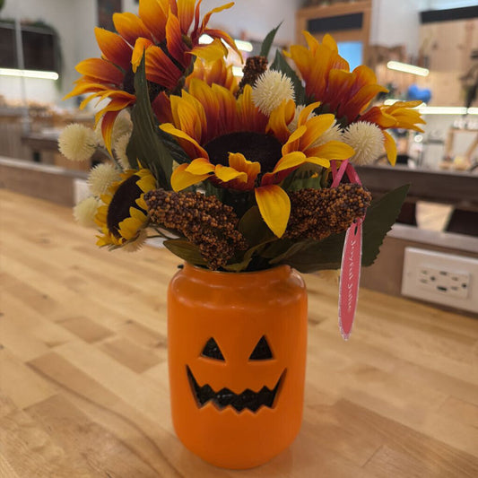 Jack-O-Lantern Wreath