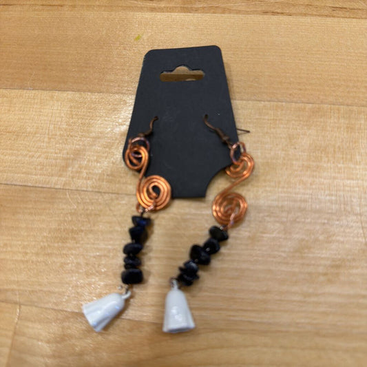 Ghost Earrings Gold