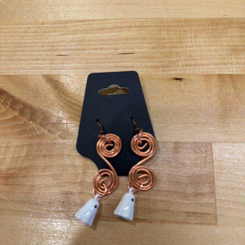 Ghost Earrings Gold