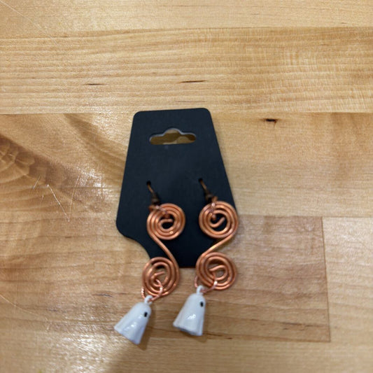 Ghost Earrings Gold