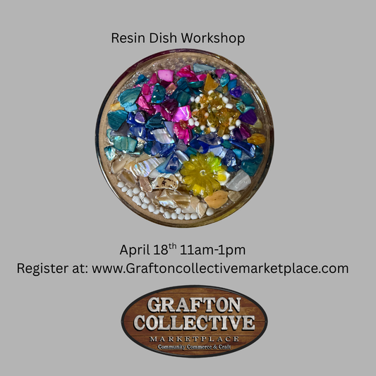 11am-1pm $35 Resin Dish Workshop - 18 Apr 2026