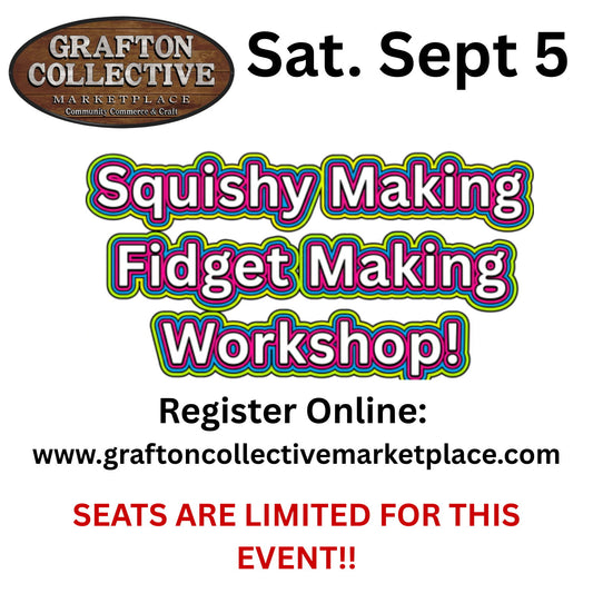 Choose Time in Ticket Selection: Special Squishy & Fidget Making Workshop - 5 Sep 2026