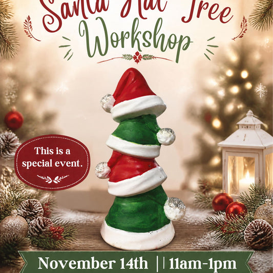 11am-1pm: Santa Hat Tree Workshop - 14 Nov 2026
