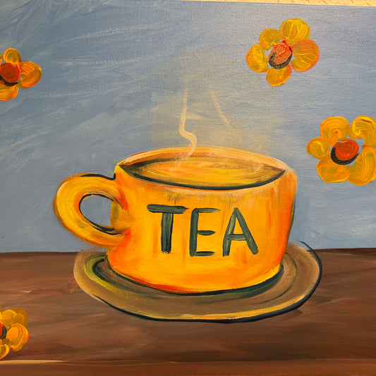 6pm-8pm $40 Tea Sampling Sip & Paint  - 16 Apr 2026