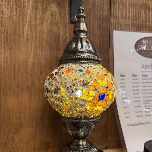 6pm-9pm $75: Mosaic Turkish Lamp - Ball Lamp - 5 Jun 2026