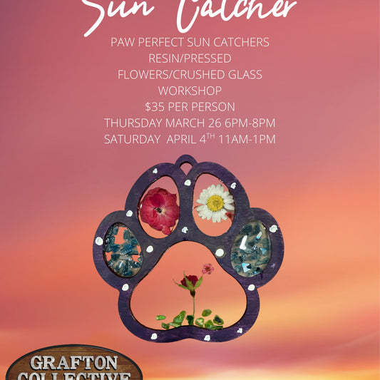 11am-1pm $35 Paw Suncatcher Resin/Flower - 4 Apr 2026