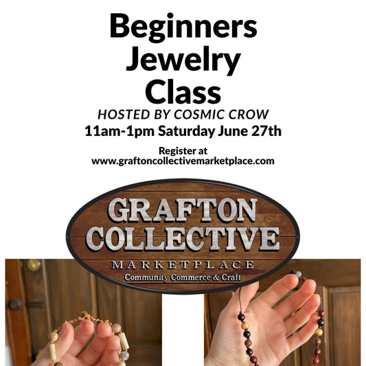 11am-1pm $30: Beginners Jewelry Class w/Jenna - 27 Jun 2026
