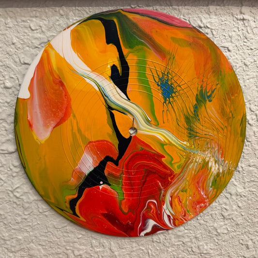 7pm-9pm $40: Vinyl Record Paint Pouring - 23 Apr 2026